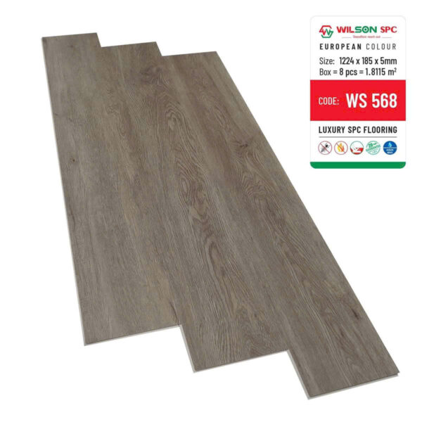 Sàn Nhựa Hèm Khóa Wilson 5mm Mã W568